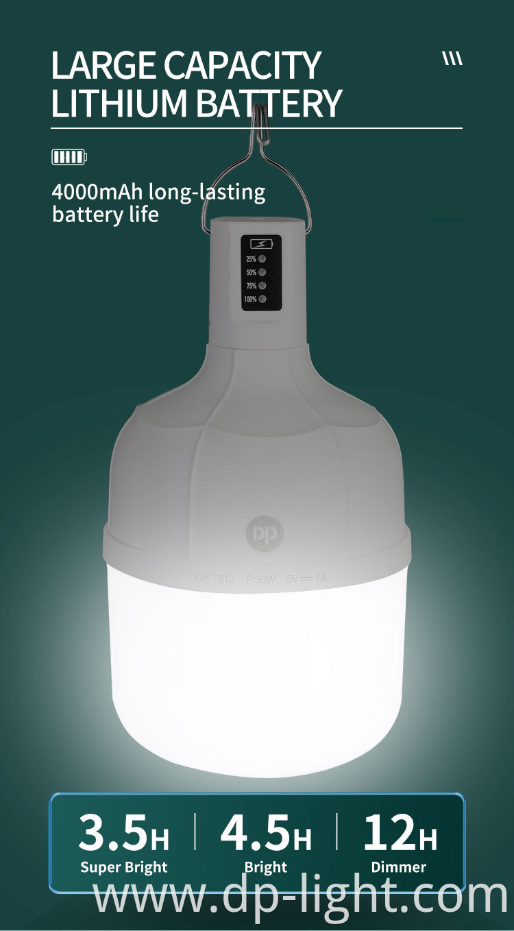 Rechargeable Emergency LED Bulb 